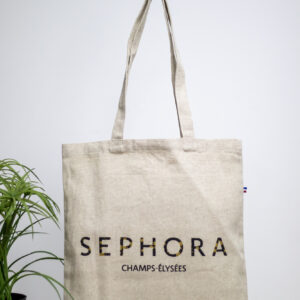 Tote bag publicitaire en lin Made in France 240 gsm - Mathilde
