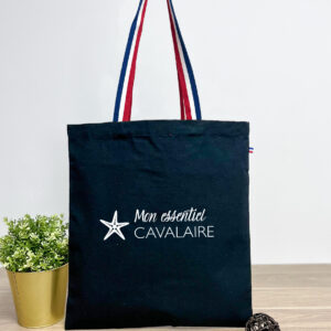 Tote bag publicitaire Made in France 260 gsm - JACKY BBR - BLEU MARINE