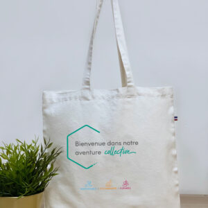 Tote bag publicitaire Made in France 220 gsm - THEO BLANC