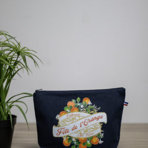 Trousse publicitaire Made in France 260 gsm - SYLVIE M1 - Noir, Bleu Marine, Blanc