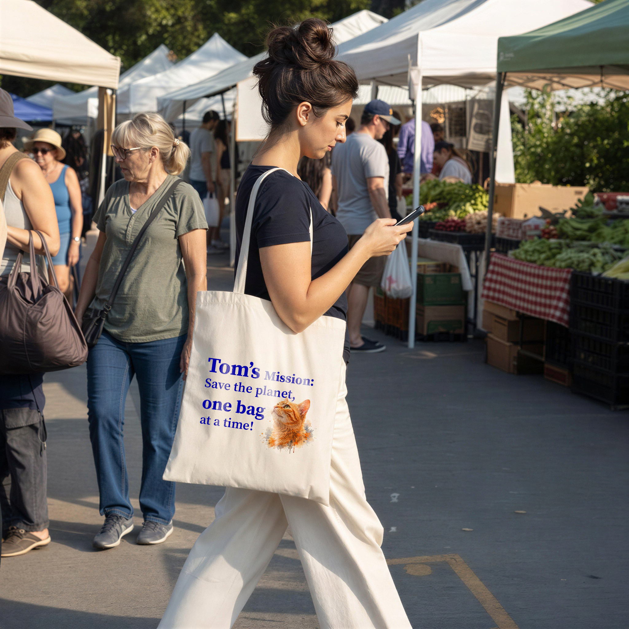 Tote bag Best seller 140gsm - TOM – Image 3