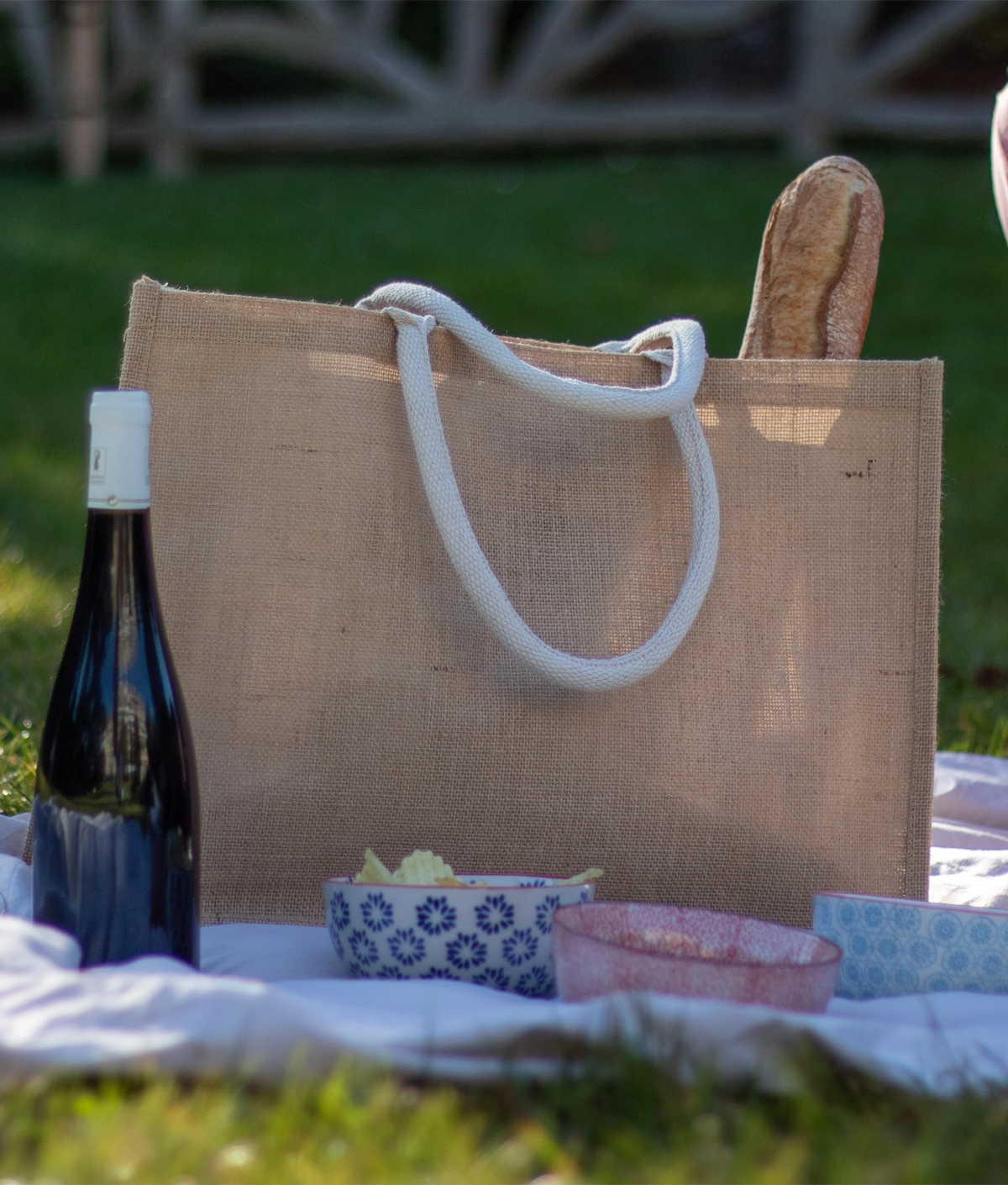 Sacs en jute personnalisés Feel-Inde
